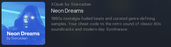 XLN Audio XOpak: Neon Dreams